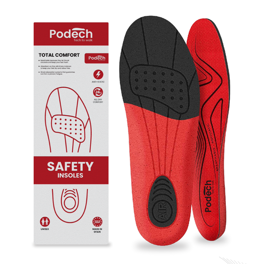 Plantillas de Trabajo Antiestáticas Memory Foam, Antiolor Transpirables Talla recortable